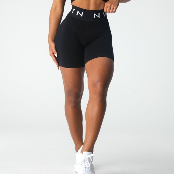 NVGTN Sport Seamless Shorts - Black - Picture 3 of 6